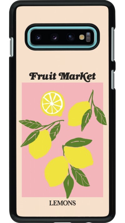 Samsung Galaxy S10 Case Hülle - Fruit market lemons 2026
