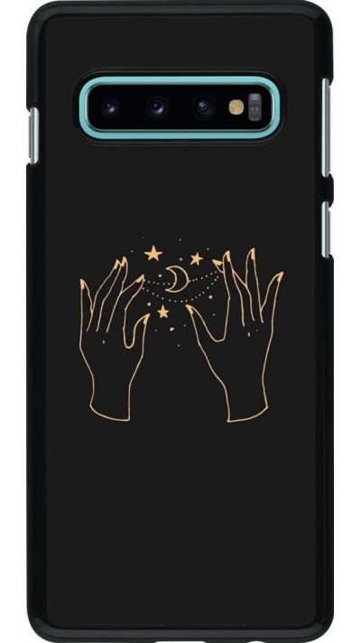 Coque Samsung Galaxy S10 - Grey magic hands