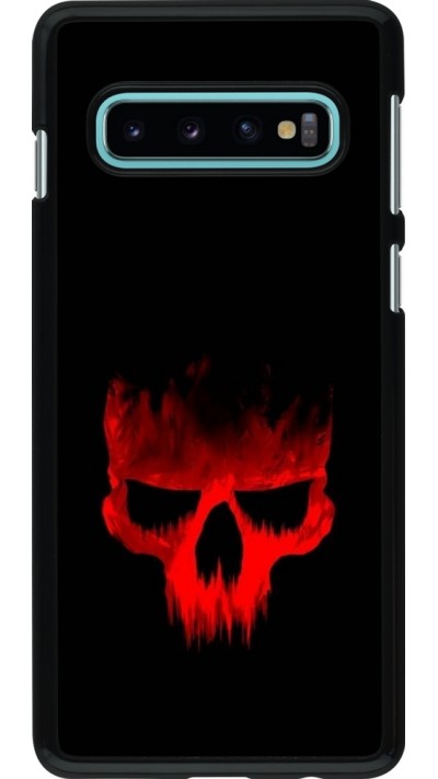 Samsung Galaxy S10 Case Hülle - Halloween 2023 scary skull