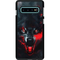Samsung Galaxy S10 Case Hülle - Halloween 2024 mad werewolf