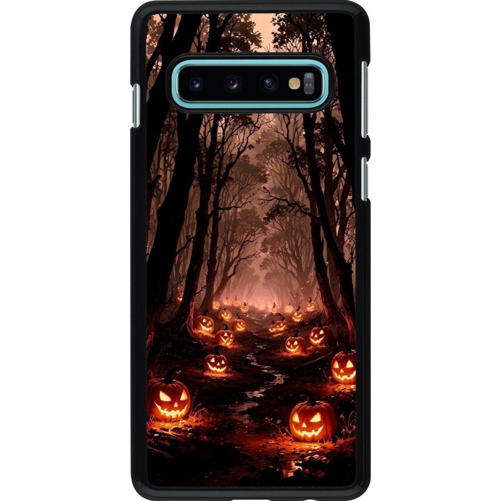 Coque Samsung Galaxy S10 - Halloween 2025 Road of Terrifying Pumpkins