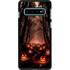 Coque Samsung Galaxy S10 - Halloween 2025 Road of Terrifying Pumpkins