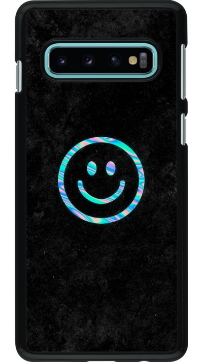 Coque Samsung Galaxy S10 - Happy smiley irisé