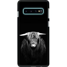 Samsung Galaxy S10 Case Hülle - Highland calf black
