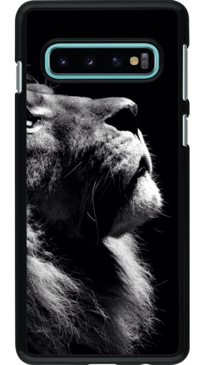 Coque Samsung Galaxy S10 - Lion looking up