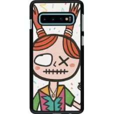 Samsung Galaxy S10 Case Hülle - Little Girl Sketch