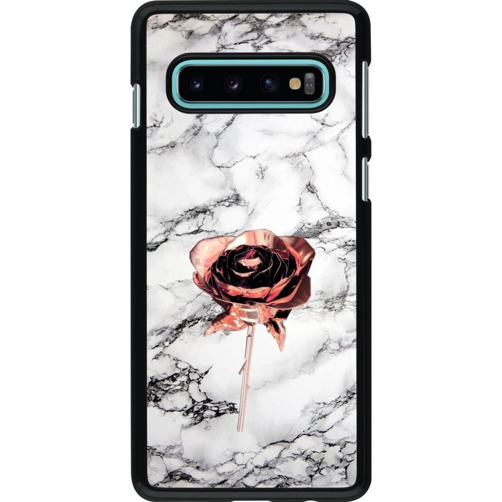 Hülle Samsung Galaxy S10 - Marble Rose Gold