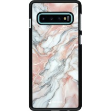 Samsung Galaxy S10 Case Hülle - Rosa Leuchtender Marmor