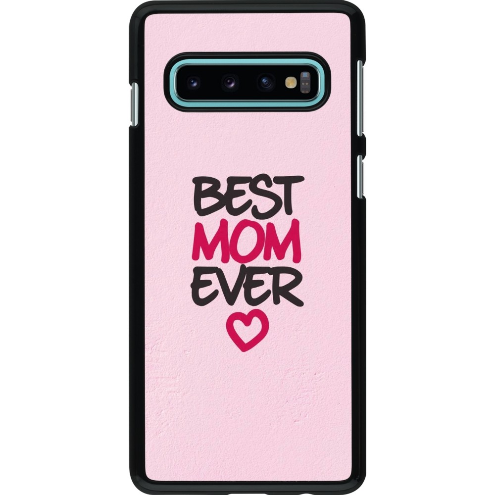 Samsung Galaxy S10 Case Hülle - Mom 2023 best Mom ever pink