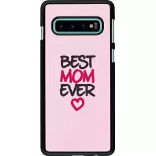 Samsung Galaxy S10 Case Hülle - Mom 2023 best Mom ever pink