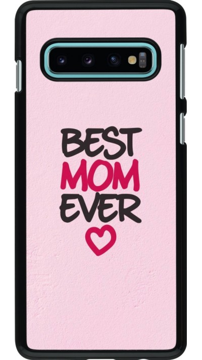 Coque Samsung Galaxy S10 - Mom 2023 best Mom ever pink