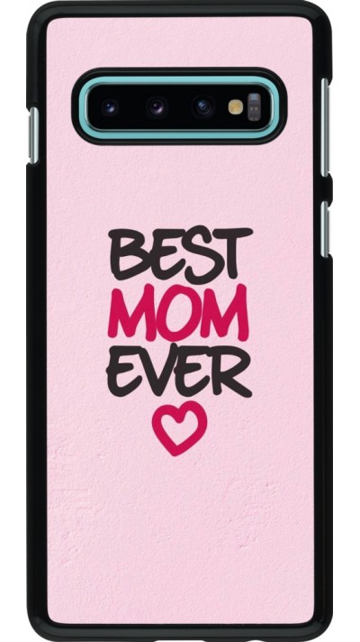 Samsung Galaxy S10 Case Hülle - Mom 2023 best Mom ever pink