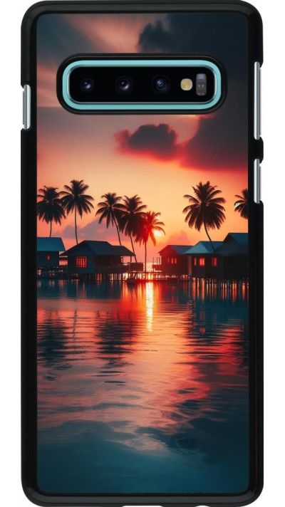 Samsung Galaxy S10 Case Hülle - Paradies Malediven