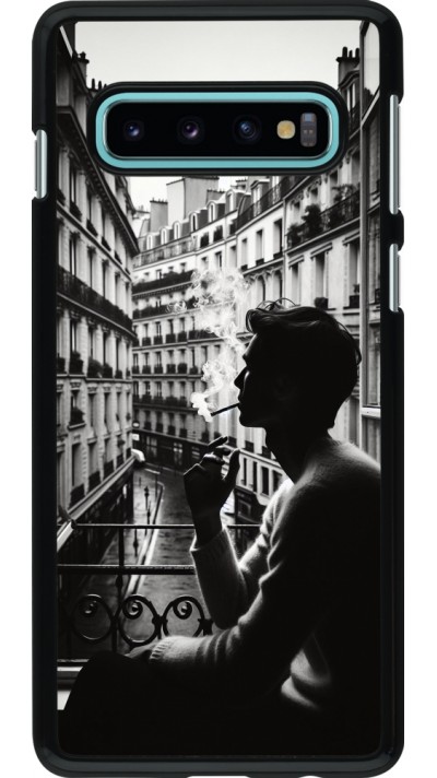 Samsung Galaxy S10 Case Hülle - Parisian Smoker