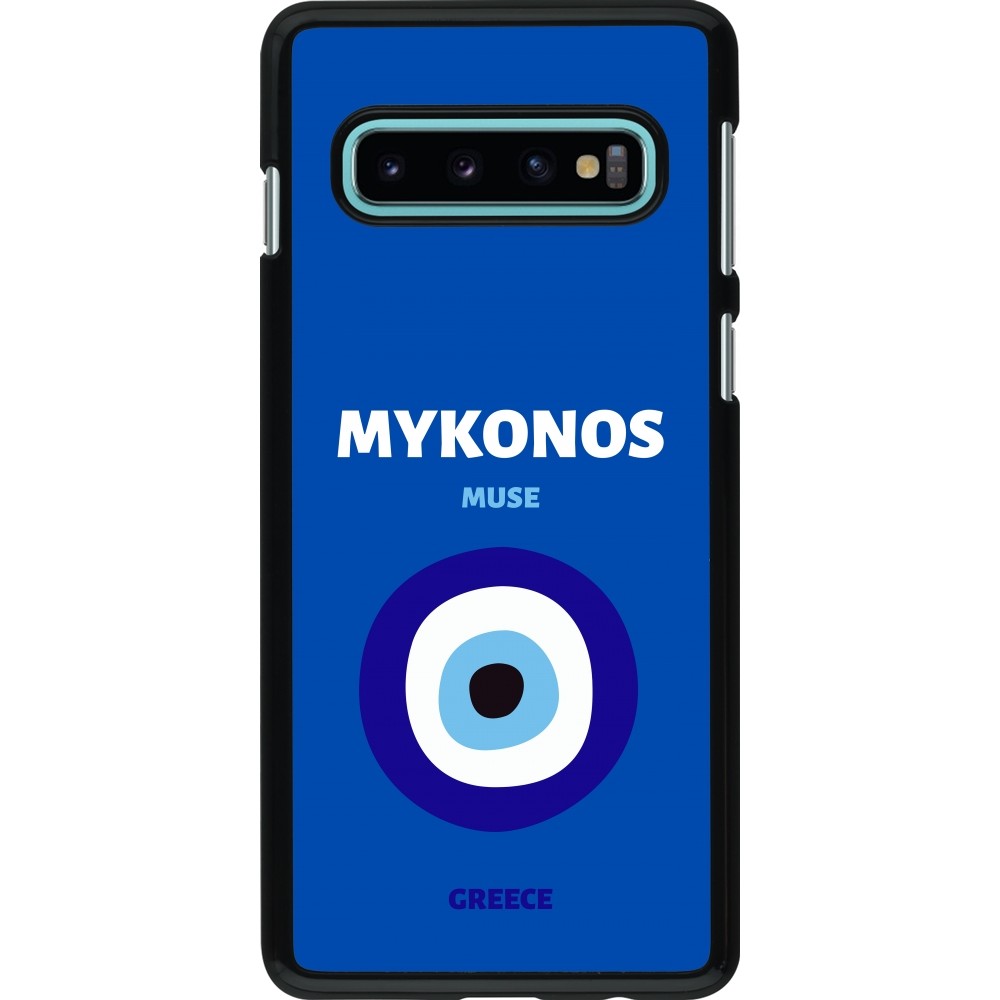 Samsung Galaxy S10 Case Hülle - Pop Summer Destination Mykonos