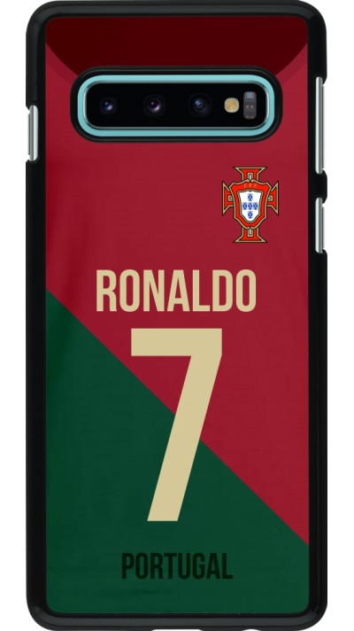 Coque Samsung Galaxy S10 - Football shirt Ronaldo Portugal