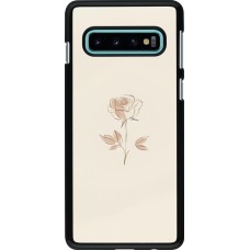 Samsung Galaxy S10 Case Hülle - Rosa Sand Minimalistisch