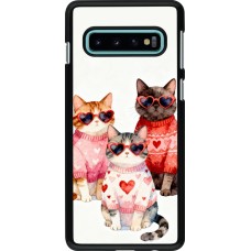Coque Samsung Galaxy S10 - Saint Valentines Day 26 Cat Love