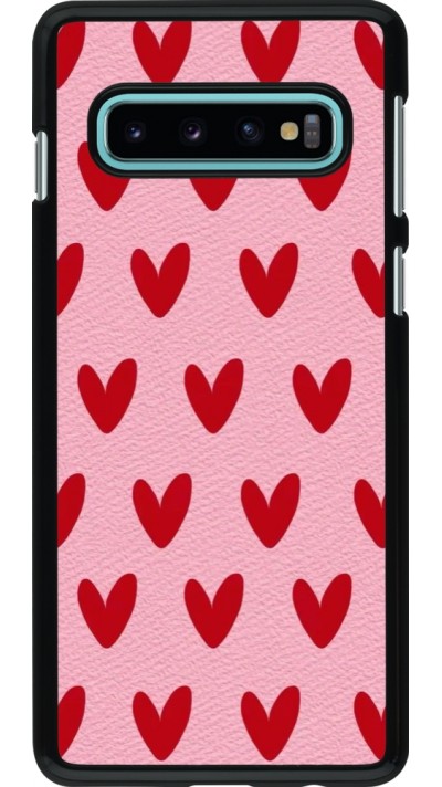 Coque Samsung Galaxy S10 - Saint Valentines Day 26 Pattern heart