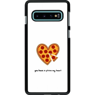 Coque Samsung Galaxy S10 - Saint Valentines Day 26 You have my pizza heart