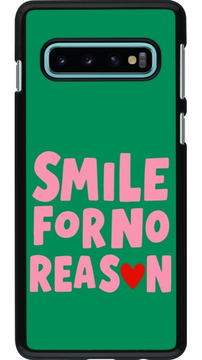 Samsung Galaxy S10 Case Hülle - Smile for no reason 2026