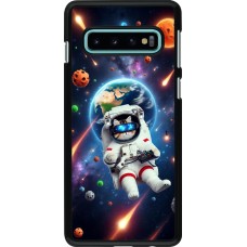 Samsung Galaxy S10 Case Hülle - VR SpaceCat Odyssee