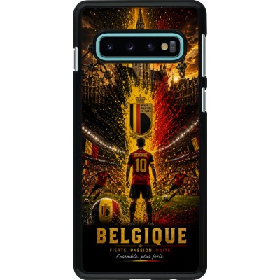 Coque Samsung Galaxy S10 - Football Belgique splash 2026