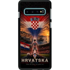 Coque Samsung Galaxy S10 - Football Croatie splash 2026