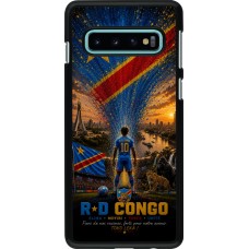 Coque Samsung Galaxy S10 - Football République démocratique du Congo splash 2026