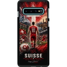 Coque Samsung Galaxy S10 - Football Suisse splash 2026