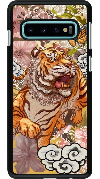 Samsung Galaxy S10 Case Hülle - Spring 23 japanese tiger
