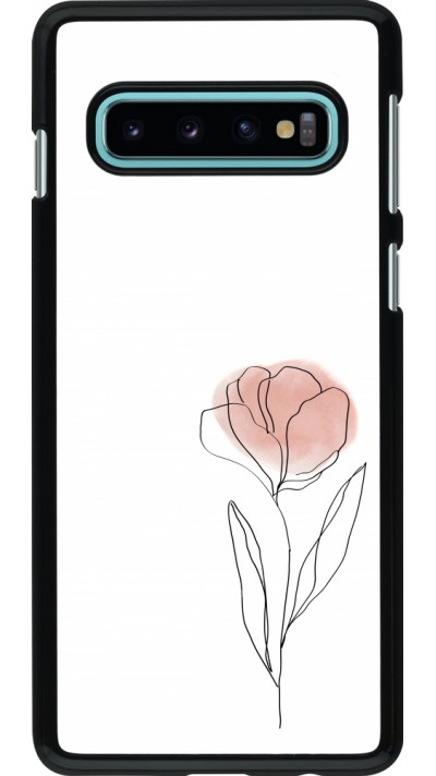 Samsung Galaxy S10 Case Hülle - Spring 23 minimalist flower