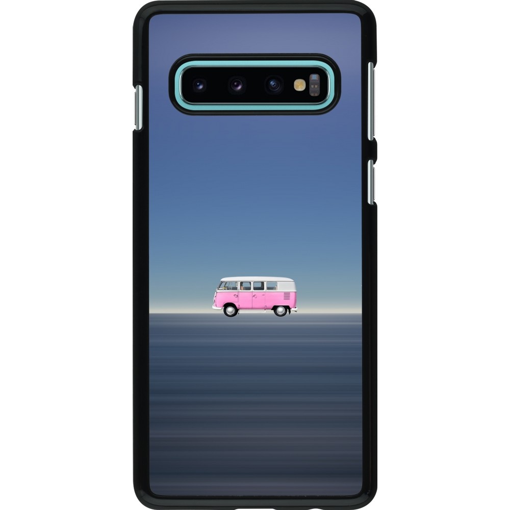 Samsung Galaxy S10 Case Hülle - Spring 23 pink bus