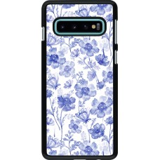 Coque Samsung Galaxy S10 - Spring 23 watercolor blue flowers