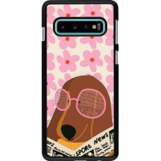 Coque Samsung Galaxy S10 - Dog with newspaper Spring 2026