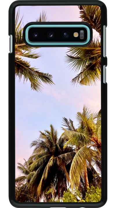 Samsung Galaxy S10 Case Hülle - Summer 2023 palm tree vibe