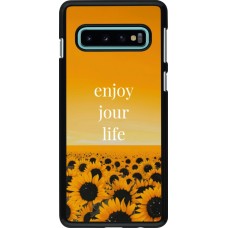 Samsung Galaxy S10 Case Hülle - Summer 2025 Enjoy your life