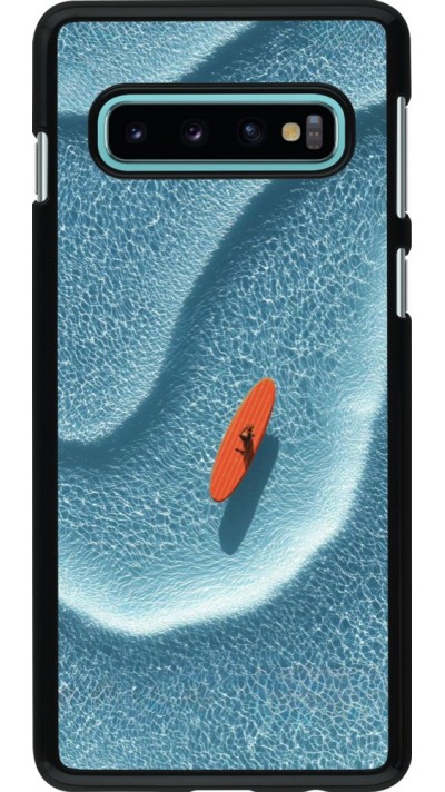 Samsung Galaxy S10 Case Hülle - Orange surf Summer 2026