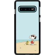 Samsung Galaxy S10 Case Hülle - Snoopy on the beach Summer 2026