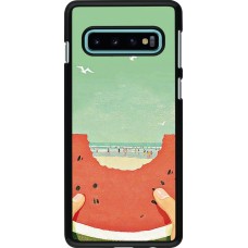Samsung Galaxy S10 Case Hülle - Views through a watermelon Summer 2026
