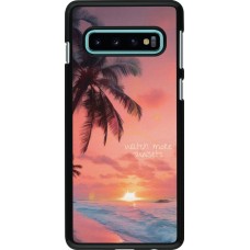 Samsung Galaxy S10 Case Hülle - Watch more sunsets Summer 2026