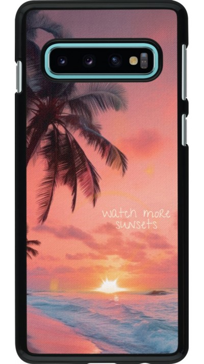 Samsung Galaxy S10 Case Hülle - Watch more sunsets Summer 2026