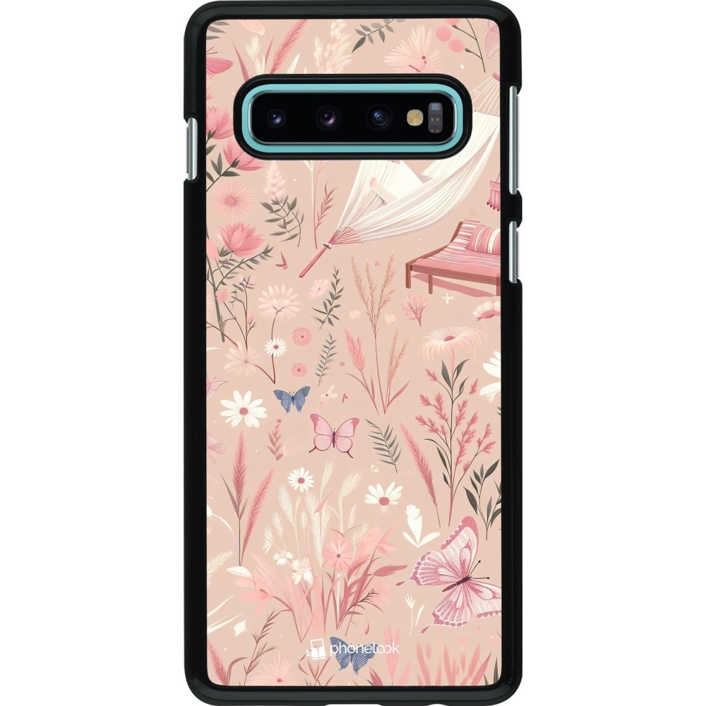Samsung Galaxy S10 Case Hülle - Sommer Pastellmuster