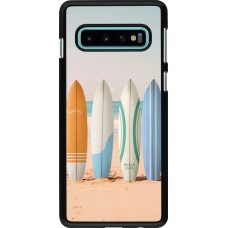 Samsung Galaxy S10 Case Hülle - Summer surfboard 2025