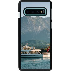 Coque Samsung Galaxy S10 - Fête Nationale Suisse Bateau Leman
