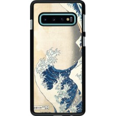 Coque Samsung Galaxy S10 - Tableau art - La Grande Vague de Kanagawa - Hokusai