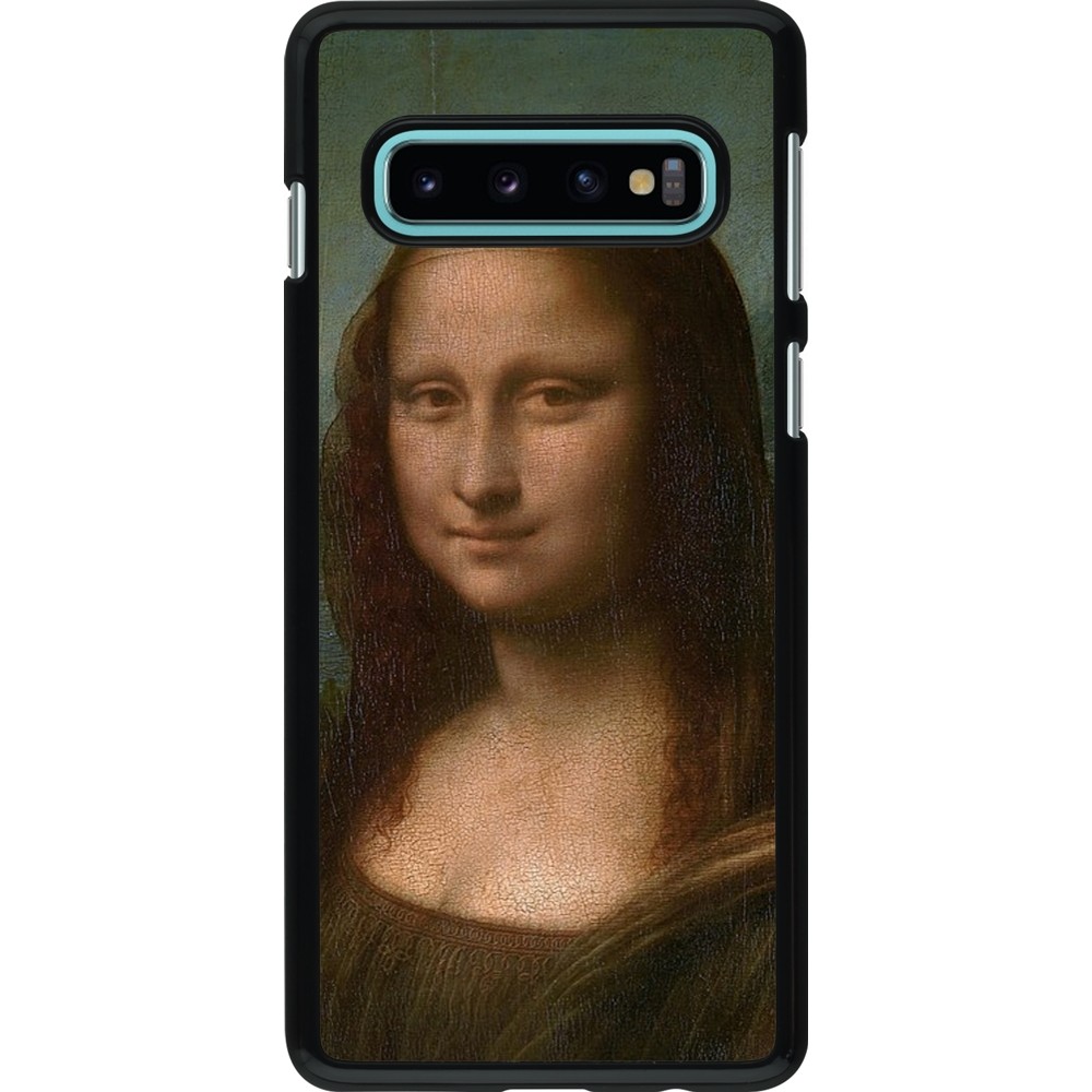 Coque Samsung Galaxy S10 - Tableau art - La Joconde - Léonard de Vinci