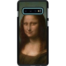Coque Samsung Galaxy S10 - Tableau art - La Joconde - Léonard de Vinci