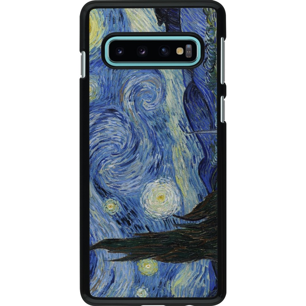 Coque Samsung Galaxy S10 - Tableau art - La Nuit étoilée - Van Gogh