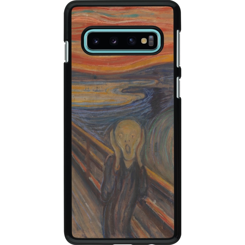 Coque Samsung Galaxy S10 - Tableau art - Le Cri - Edvard Munch